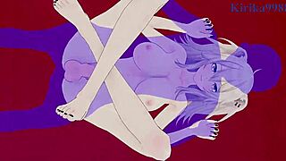 Shishiro Botan and Momosuzu Nene fuck intensely