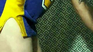 Amateur Jersey Gay Slams Dildo in Bold Taboo Play