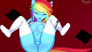 rainbow dash wants me to ride her after groping 😅