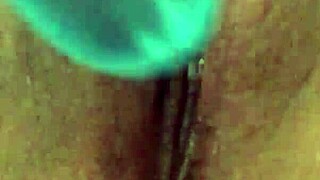 teen playing with her wet pussy using toys and dildo 😏