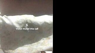 Horny Latina hotwife and husband fuck hard in amazing videocall session.