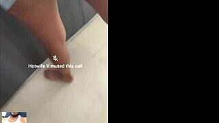 Horny Latina hotwife and husband fuck hard in amazing videocall session.