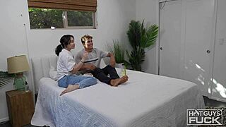 RAW AND UNCUT action with surfer bro Carter Smith BENDING OVER Luna Lopez.