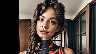 lana lang's jerk-off game tempts me