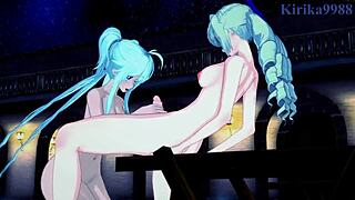 Saint-Germain And Cagliostro Engage In Futanari Sex.