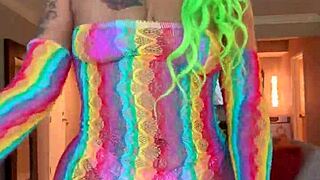 Moee Baby twerks ass with Gibby the Clown