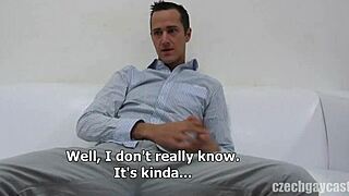 Czech Gay Casting with Martin Sucking