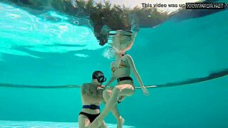 Damn! Group sex underwater with Eva Sasalka is wild!