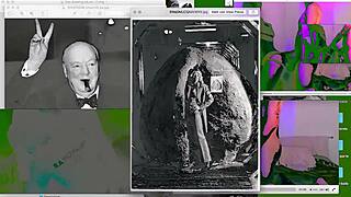 twink getting bareback on desk webcam