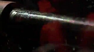 Busty submissive rides sybian bound by dom