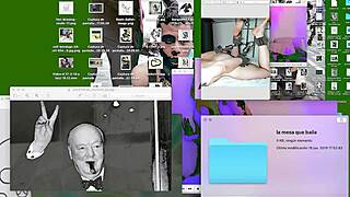 twink getting bareback on desk webcam