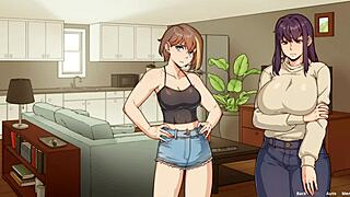 Amy finally rides Chloe's huge futa cock - benefitship 😈