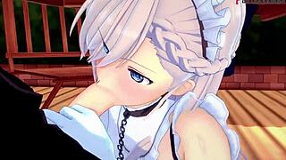 Belfast invites me to lunch in Azur Lane POV