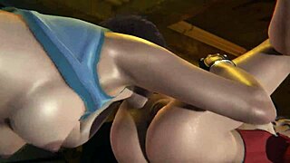 Futa Resident Evil Claire Redfield creampied by Jill Valentine