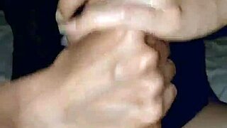 Skinny Couple Engages In Detailed Sexy Handjob Session