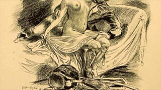 Vintage Erotic Drawings With Retro Cartoon Charm