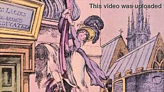 Vintage erotic drawings from antique cartoon anime hentai