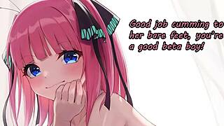 want to jerk off to anime feet? losers only!