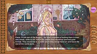 in magic dorm 2, the weird goddess of sex needs saving the world with her big tits