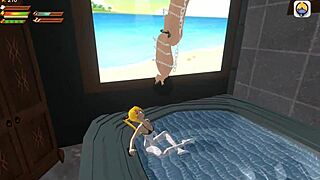 Does the femdom vampire use the whirlpool for pov piss?