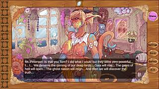 in magic dorm 2, the weird goddess of sex needs saving the world with her big tits