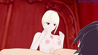 Alice Nakiri and Rindo Kobayashi's Intense Creampie Sex in Food Wars Hentai Cartoon