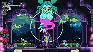 flip witch pixel hentai game ep 12 ghost boss with crushing giant boobs