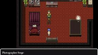 Detective girl helps inventor feel pussy sensation