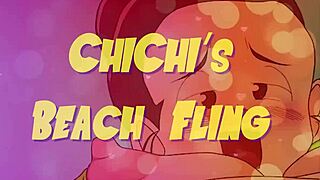 I’m lost in Chichi’s wild beach fling in steamy anime