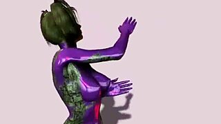 Virtual Redhead Stripper Girl