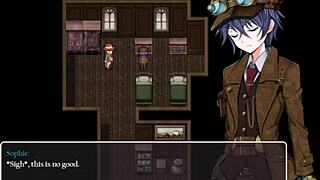 Detective girl helps inventor feel pussy sensation