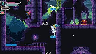 flip witch pixel hentai game ep 12 ghost boss with crushing giant boobs