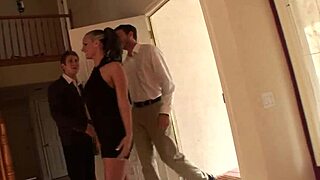 short hair blonde, wanna join this wild big cock orgy with babes riding hard?