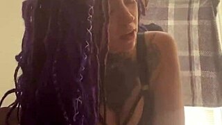 Emo slut from New Zealand gets full nelson ass clap pounding in public bathroom domination?