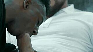 Watch hunky Rocco Steele stuff fat cock in black jock