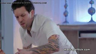 busty exotic client begs for masseur's hard cock