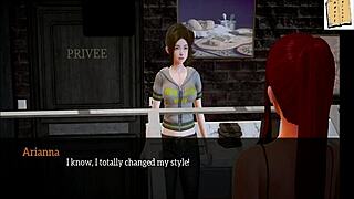 step into my new family game with teen redhead