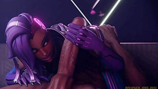 Overwatch characters in hot anime hentai action 😏