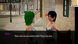 step into my new family game with teen redhead