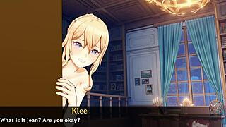 Klee's prank adventure with jean scenes