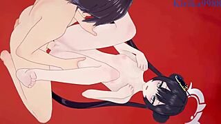 Ryuuge Kisaki and Asagiri Suou in Wild Blue Archive Hentai Sex