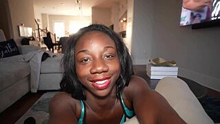 Lola Black XXX Fucks Dire Desire with Creamy Pussy in Dirty Neighbor Action