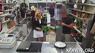 Beautiful amateur with cute tight pussy gets rough hardcore fucking and sucking