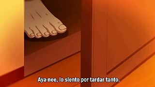 milf onee-chan gives blowjob in ecchi anime