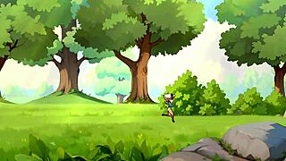 yo, young orc girl face-sits lucky boy in game!