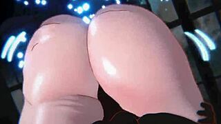 Ruan mei appears in this anime hentai scene.