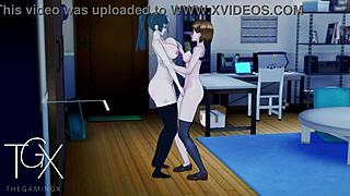 Nobara and Maki get into steamy lesbian action in Jujutsu Kaisen hentai.