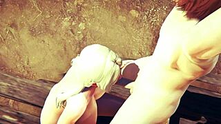 naruto hentai featuring tsunade in a threesome scene with anime manga elements.