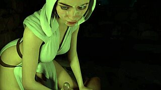 3D Hentai Princess Leia Organa Star Wars Handjob Joi Teaser