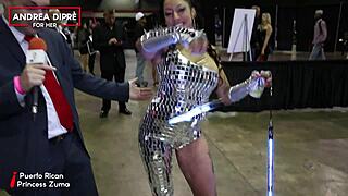 Andrea Dipre as Puerto Rican Princess in Zuma 3